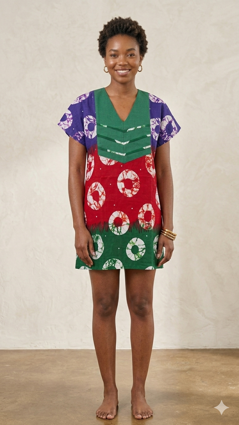 Short Ankara Gown